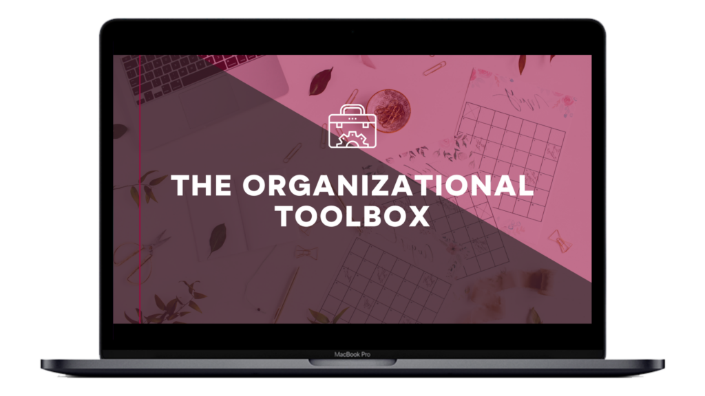 AYID Content Marketing Bonus #3 - The Organizational Toolbox Mockup