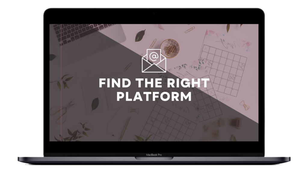 AYID Content Marketing Bonus #4 - Find The Right Platform Mockup