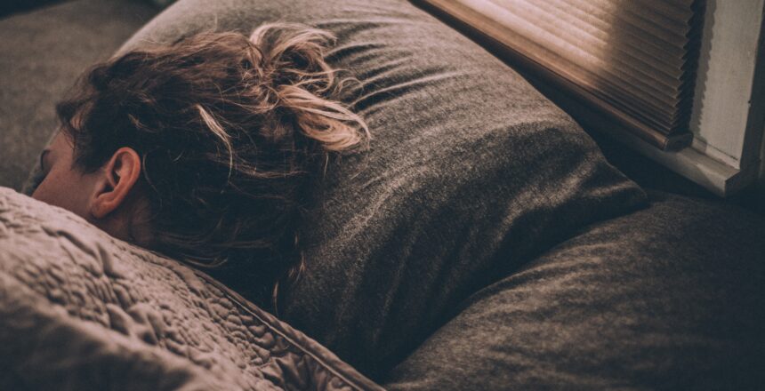 girl in bed sleeping
